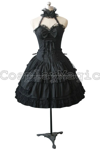 Gothic Lolita Strap Dress 2 Gothic Lolita Strap Dress - Image 2
