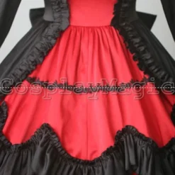 Gothic Lolita 2 Layers Scallop Dress -Cosplay Magic Store 12030c