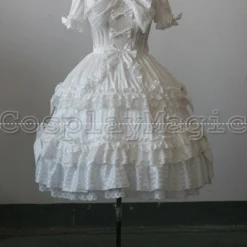 Sweet Lolita Stripe Dress 25 Sweet Lolita Stripe Dress -Cosplay Magic Store 12230a