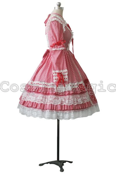 Sweet Lolita Plaid Dress 5 Sweet Lolita Plaid Dress - Image 5