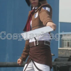 Attack On Titan Mikasa Ackerman Scouting Legion Uniform -Cosplay Magic Store 14370l
