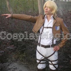 Attack On Titan Armin Arlert Scouting Legion Uniform 29 Attack On Titan Armin Arlert Scouting Legion Uniform -Cosplay Magic Store 15370l