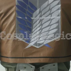 Attack On Titan Eren Jaeger Scouting Legion Uniform Faux Leather -Cosplay Magic Store 15690c