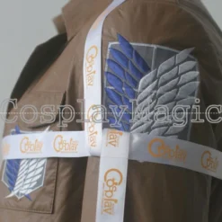 Attack On Titan Eren Jaeger Scouting Legion Uniform Faux Leather -Cosplay Magic Store 15690f