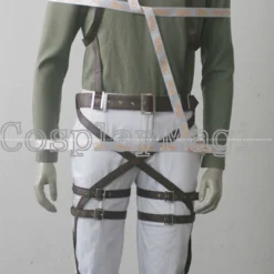 Attack On Titan Eren Jaeger Scouting Legion Uniform Faux Leather -Cosplay Magic Store 15690g