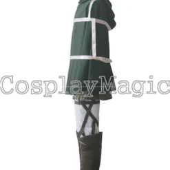 Attack On Titan Eren Jaeger Scouting Legion Uniform Faux Leather -Cosplay Magic Store 15697