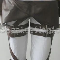 Attack On Titan Mikasa Ackerman Scouting Legion Uniform Faux Leather For Kids -Cosplay Magic Store 15700f 1