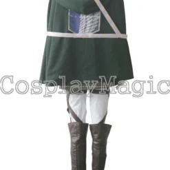Attack On Titan Mikasa Ackerman Scouting Legion Uniform Faux Leather For Kids -Cosplay Magic Store 15706 1