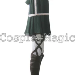 Attack On Titan Mikasa Ackerman Scouting Legion Uniform Faux Leather For Kids -Cosplay Magic Store 15708 1