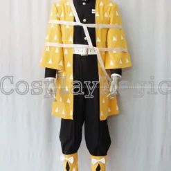 Demon Slayer: Kimetsu No Yaiba Agatsuma Zenitsu Cosplay -Cosplay Magic Store 19731