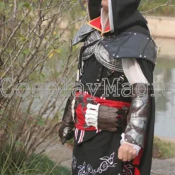 Assassin's Creed II Ezio Auditore Da Firenze Black Edition Cosplay -Cosplay Magic Store 7050i