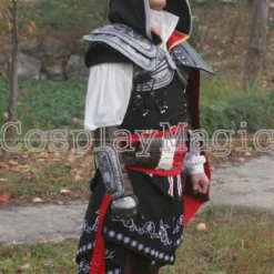 Assassin's Creed II Ezio Auditore Da Firenze Black Edition Cosplay -Cosplay Magic Store 7050k