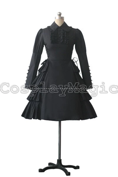 Gothic Lolita Side Trimmings Dress 2 Gothic Lolita Side Trimmings Dress - Image 2