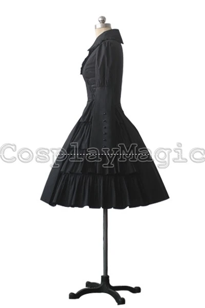Gothic Lolita Side Trimmings Dress 3 Gothic Lolita Side Trimmings Dress - Image 3