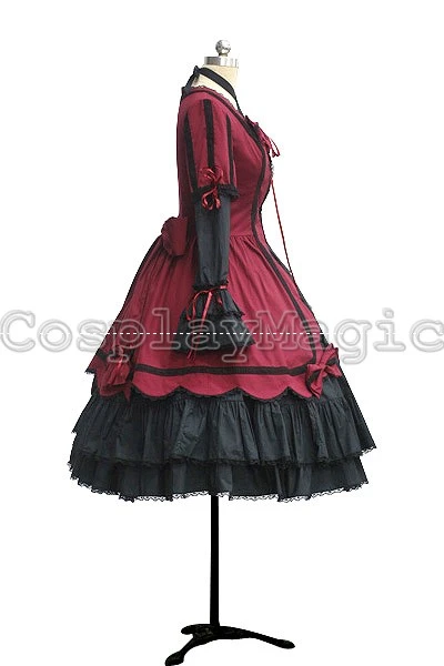 Gothic Lolita Scallop Dress 4 Gothic Lolita Scallop Dress - Image 4