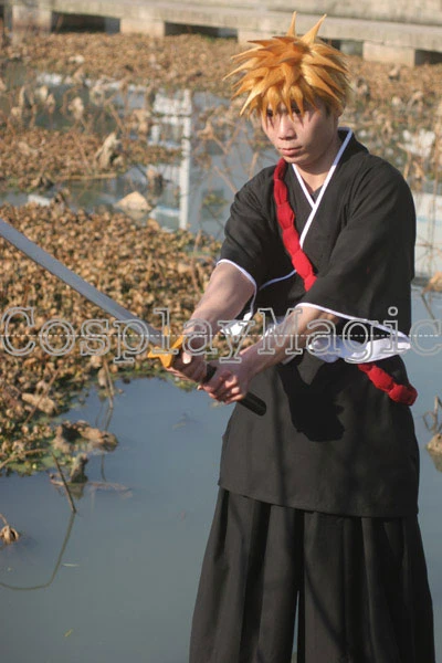Bleach Ichigo Kurosaki Soul Reaper Cosplay 5 Bleach Ichigo Kurosaki Soul Reaper Cosplay - Image 5