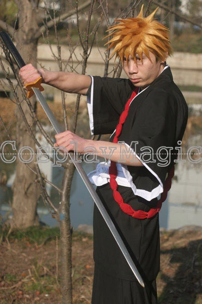 Bleach Ichigo Kurosaki Soul Reaper Cosplay 4 Bleach Ichigo Kurosaki Soul Reaper Cosplay - Image 4