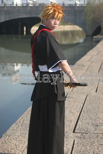 Bleach Ichigo Kurosaki Soul Reaper Cosplay 3 Bleach Ichigo Kurosaki Soul Reaper Cosplay - Image 3