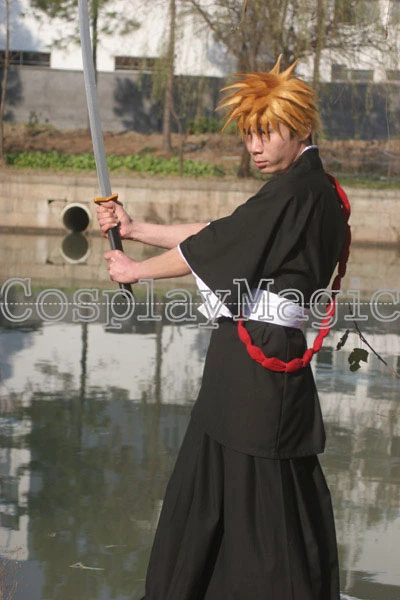 Bleach Ichigo Kurosaki Soul Reaper Cosplay 2 Bleach Ichigo Kurosaki Soul Reaper Cosplay - Image 2