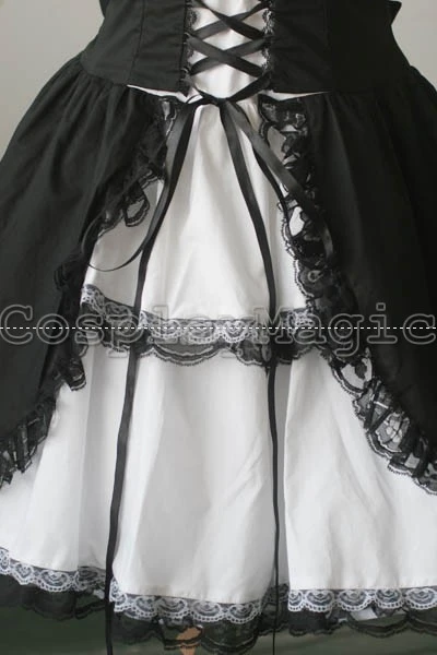 Gothic Lolita Shirred Dress 9 Gothic Lolita Shirred Dress - Image 9