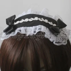 Gothic Lolita Shirred Dress 19 Gothic Lolita Shirred Dress -Cosplay Magic Store 9530g