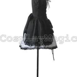 Gothic Lolita Shirred Dress 16 Gothic Lolita Shirred Dress -Cosplay Magic Store 9533