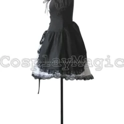 Gothic Lolita Shirred Dress 15 Gothic Lolita Shirred Dress -Cosplay Magic Store 9534