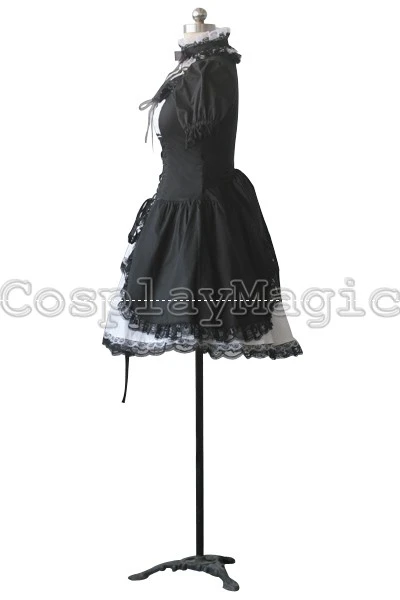 Gothic Lolita Shirred Dress 3 Gothic Lolita Shirred Dress - Image 3