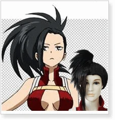 My Hero Academia Momo Yaoyorozu Cosplay Wig