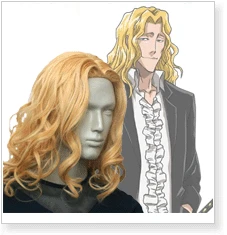 Bleach Rojuro Otoribashi Rose Cosplay Wig