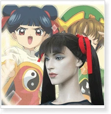 Cardcaptor Sakura Meilin Rae Cosplay Wig