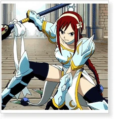 Fairy Tail Erza Scarlet Lightning Empress Armor