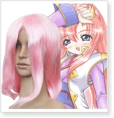 Gundam Seed Lacus Clyne Cosplay Wig