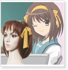 Haruhi Suzumiya Asahina Mikuru Cosplay Wig