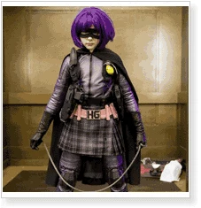 Kick-Ass Kick Ass Hit-Girl Hit Girl Cosplay For Kids