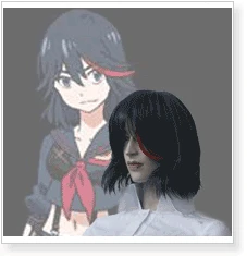 Kill La Kill Ryuko Matoi Cosplay Wig