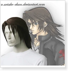 Kingdom Hearts Squall Cosplay Wig