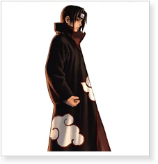 Naruto Itachi Uchiha Manga Deluxe Men's Cosplay