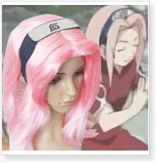Naruto Sakura Haruno Cosplay Wig