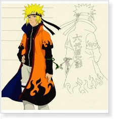 Naruto Sixth Hokage Uzumaki Naruto Cosplay