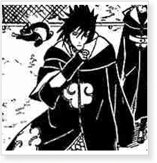 Naruto Team Taka Hawk Sasuke Uchiha Manga Cosplay