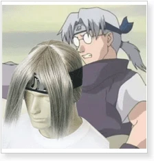 Naruto Yakushi Kabuto Cosplay Wig
