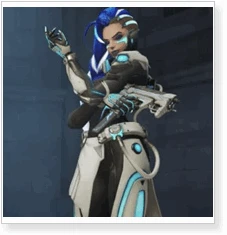 Overwatch Sombra Cyberspace Skin Cosplay